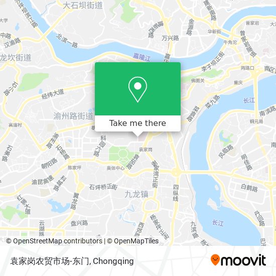 袁家岗农贸市场-东门 map