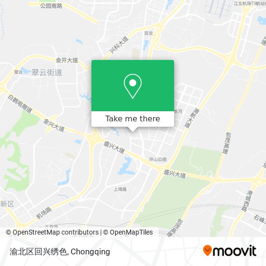 渝北区回兴绣色 map