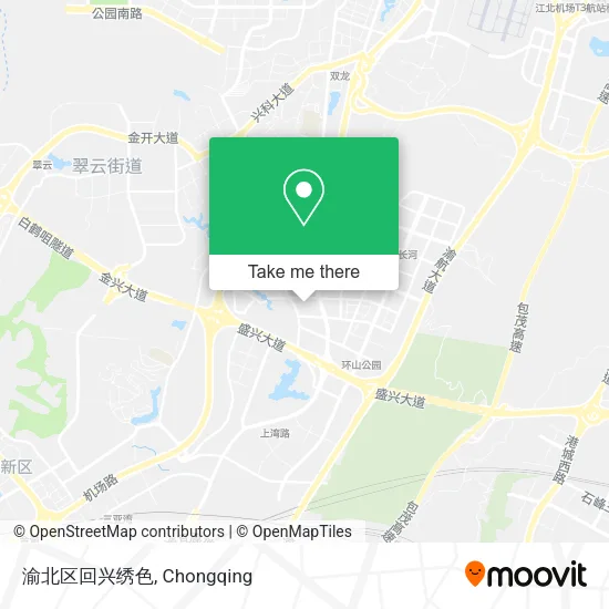 渝北区回兴绣色 map
