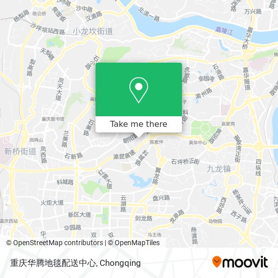 重庆华腾地毯配送中心 map