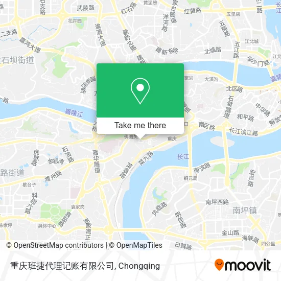 重庆班捷代理记账有限公司 map