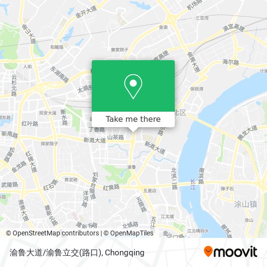 渝鲁大道/渝鲁立交(路口) map