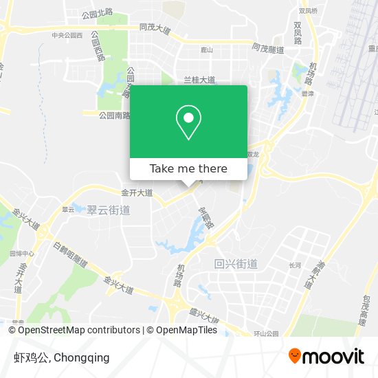 虾鸡公 map