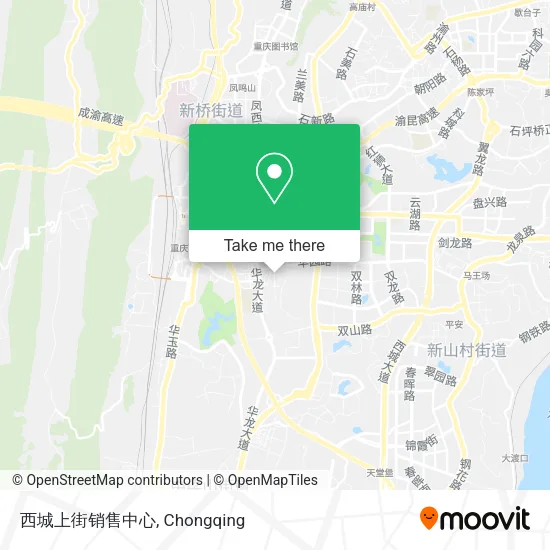 西城上街销售中心 map