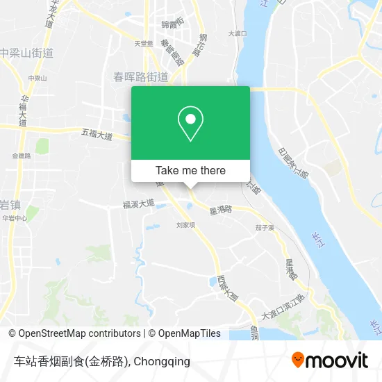 车站香烟副食(金桥路) map