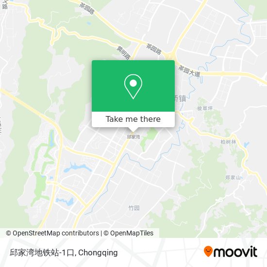 邱家湾地铁站-1口 map