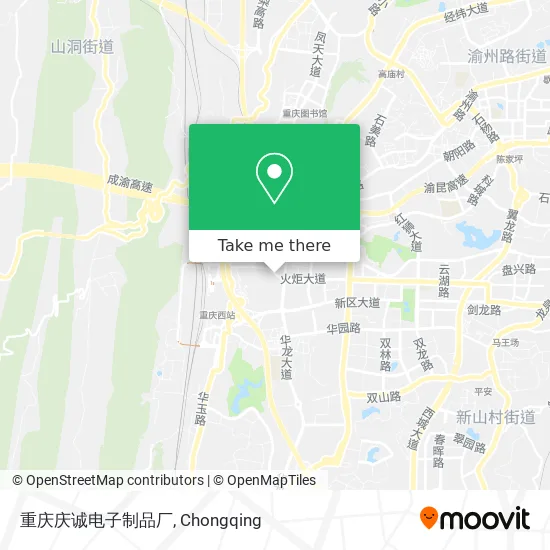 重庆庆诚电子制品厂 map