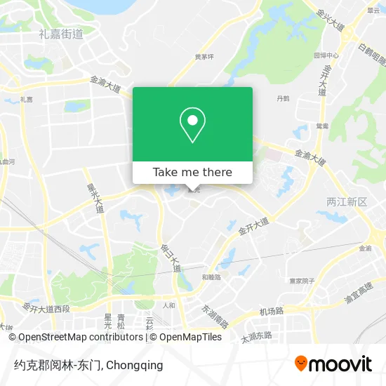 约克郡阅林-东门 map