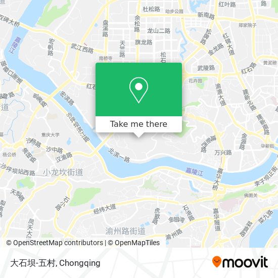 大石坝-五村 map