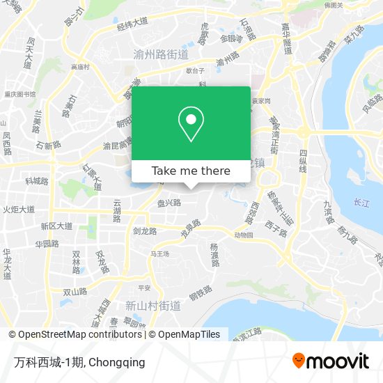 万科西城-1期 map