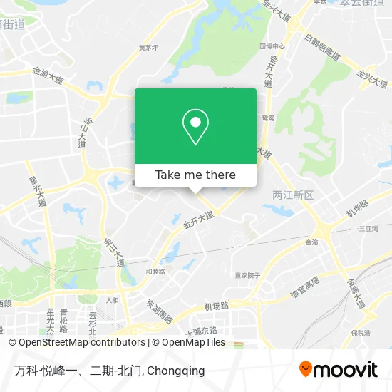 万科·悦峰一、二期-北门 map