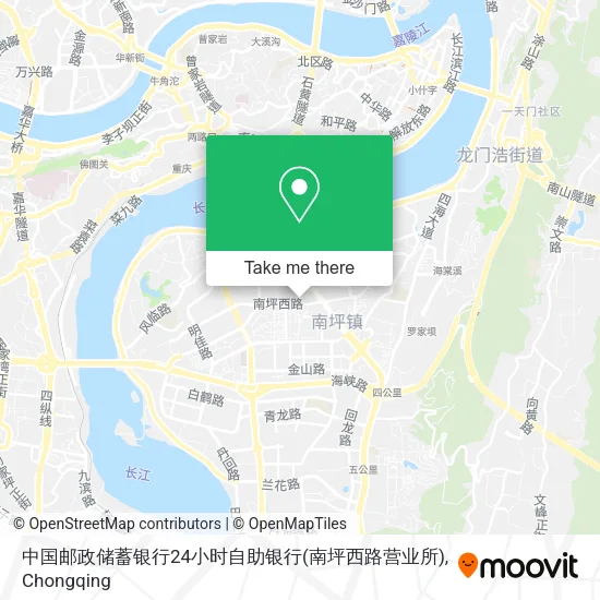 中国邮政储蓄银行24小时自助银行(南坪西路营业所) map