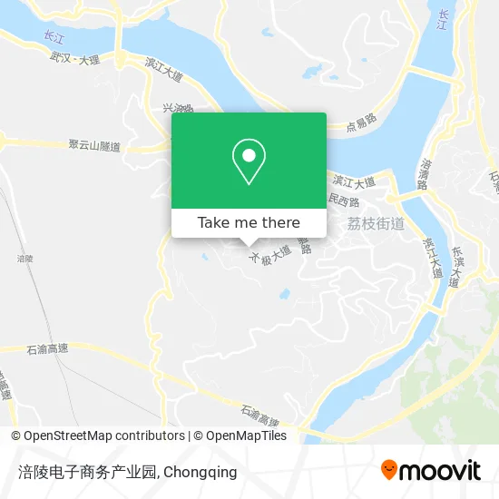 涪陵电子商务产业园 map
