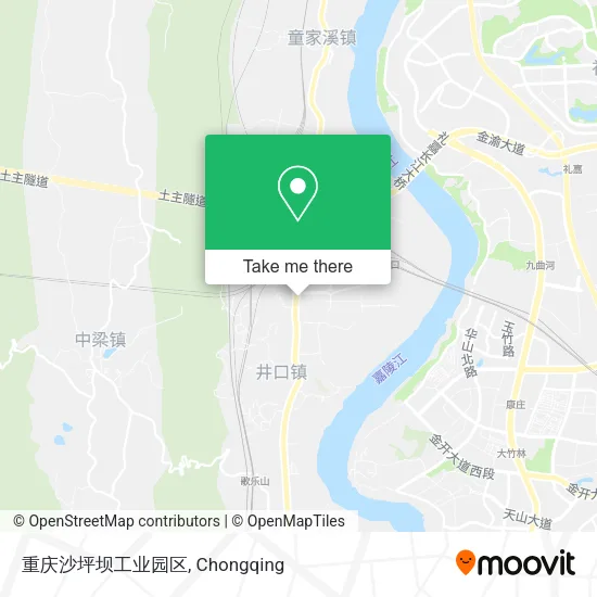 重庆沙坪坝工业园区 map