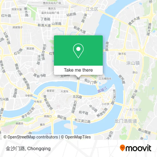 金沙门路 map