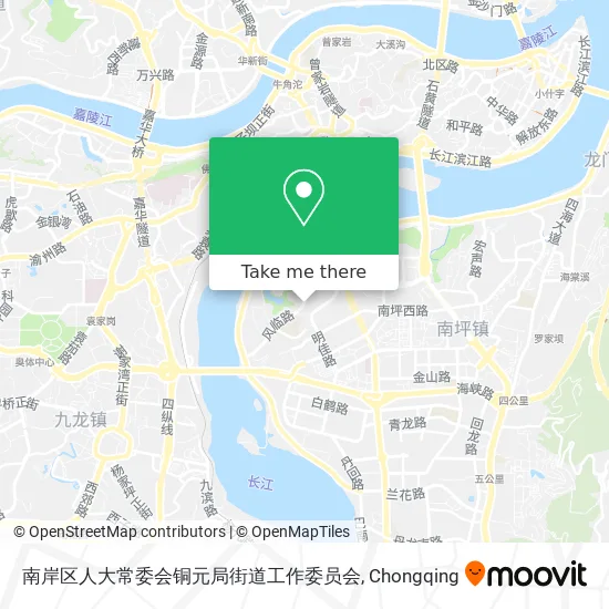 南岸区人大常委会铜元局街道工作委员会 map