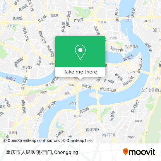 重庆市人民医院-西门 map