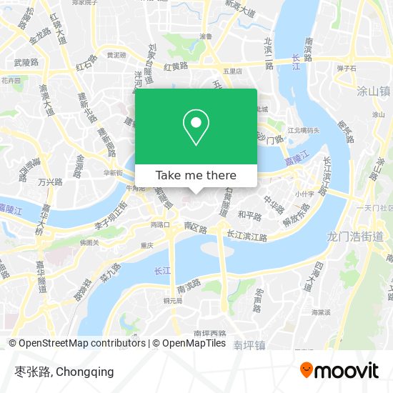 枣张路 map