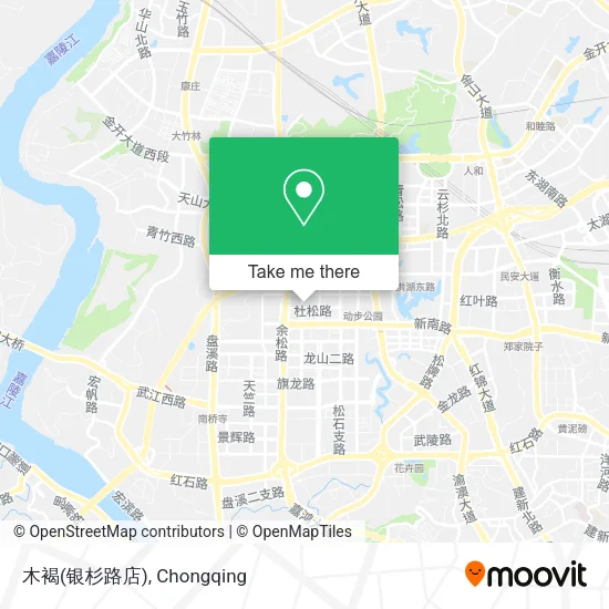木褐(银杉路店) map