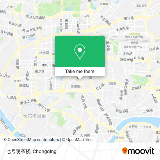 七号院茶楼 map