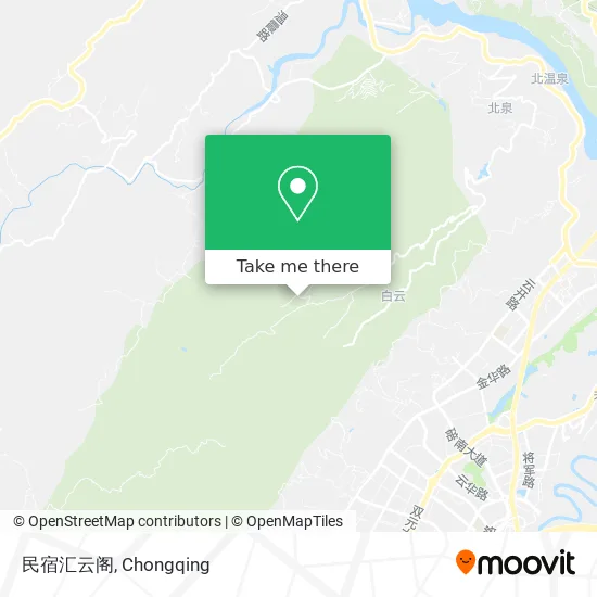 民宿汇云阁 map