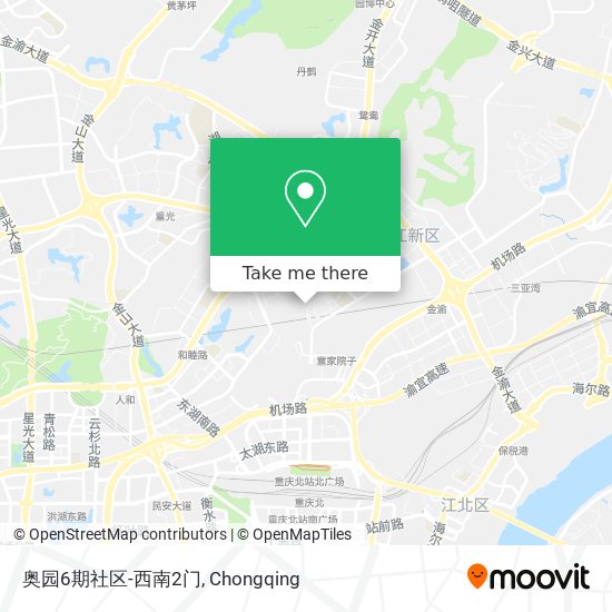 奥园6期社区-西南2门 map