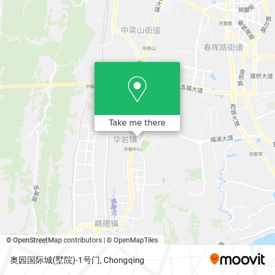 奥园国际城(墅院)-1号门 map