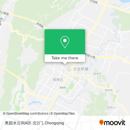 奥园水云间A区-北2门 map