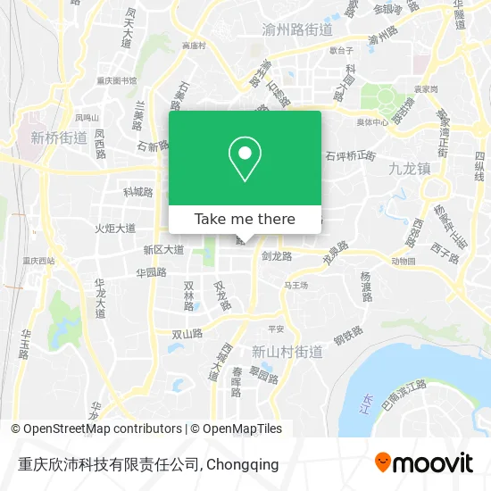 重庆欣沛科技有限责任公司 map