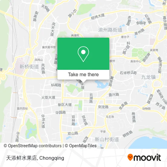 天添鲜水果店 map