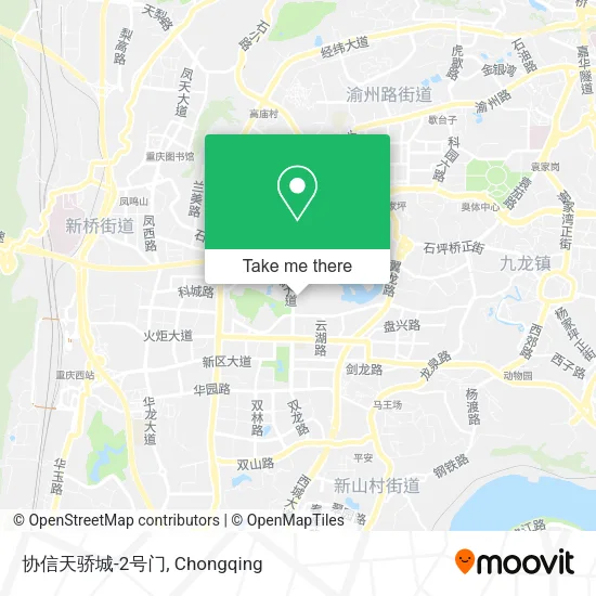 协信天骄城-2号门 map