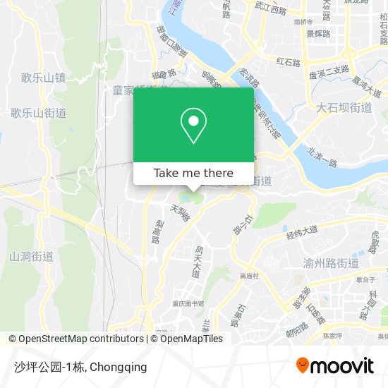 沙坪公园-1栋 map