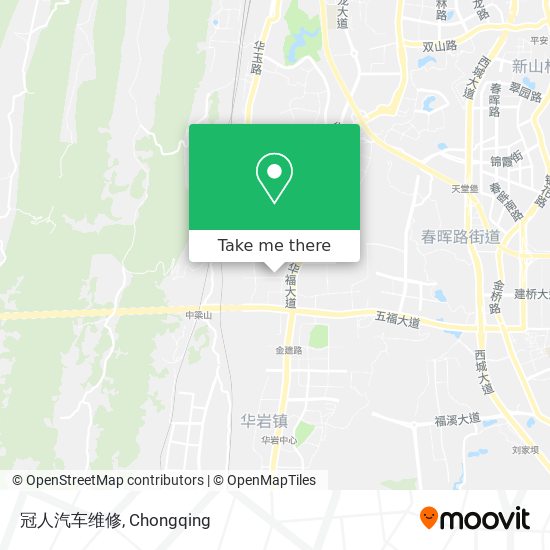 冠人汽车维修 map