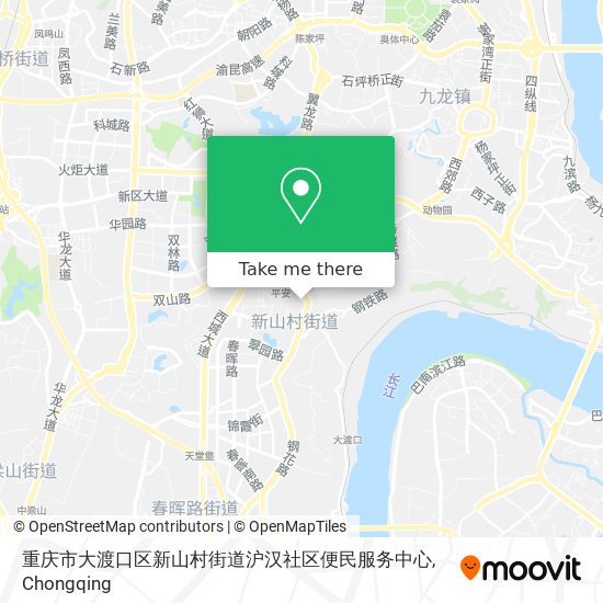 重庆市大渡口区新山村街道沪汉社区便民服务中心 map