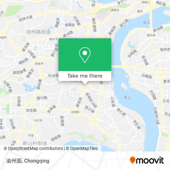 渝州面 map