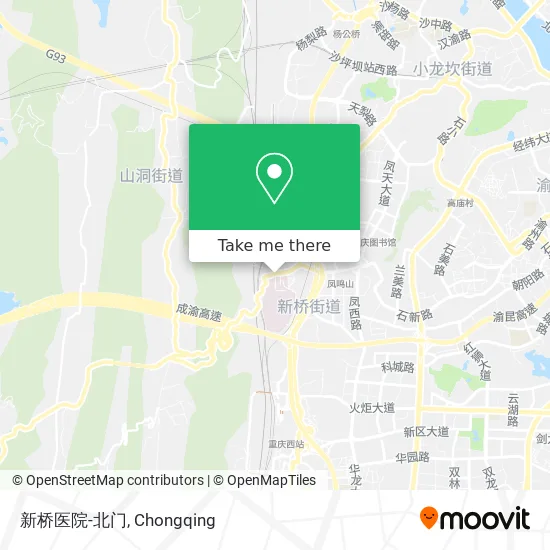 新桥医院-北门 map