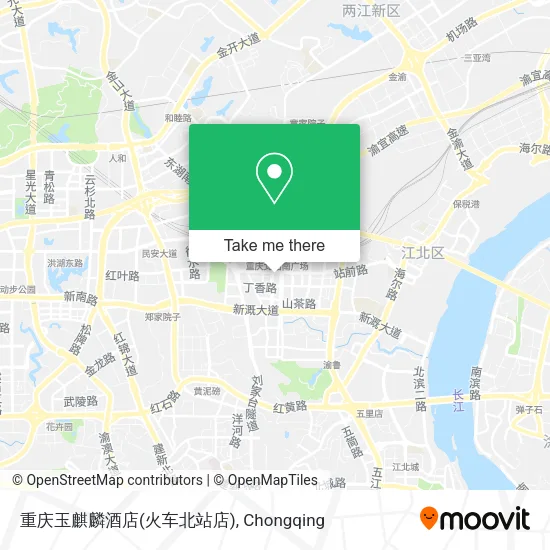 重庆玉麒麟酒店(火车北站店) map