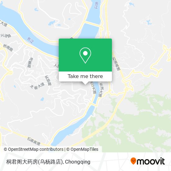 桐君阁大药房(乌杨路店) map