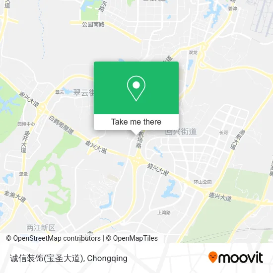 诚信装饰(宝圣大道) map