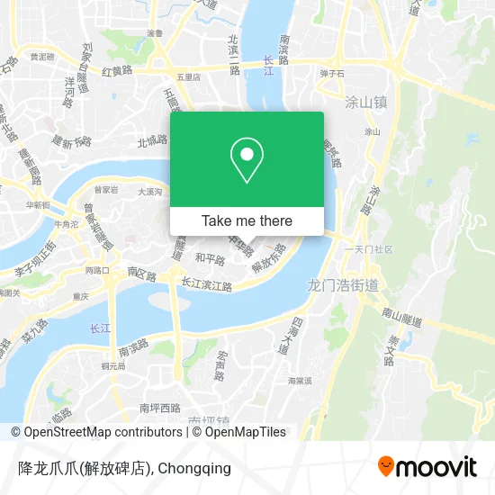 降龙爪爪(解放碑店) map
