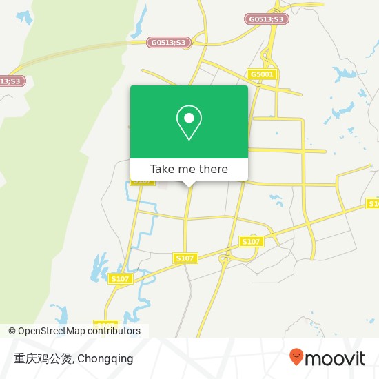 重庆鸡公煲 map