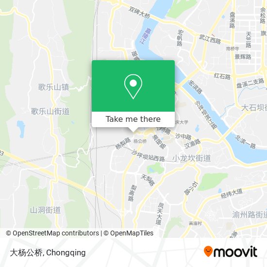 大杨公桥 map