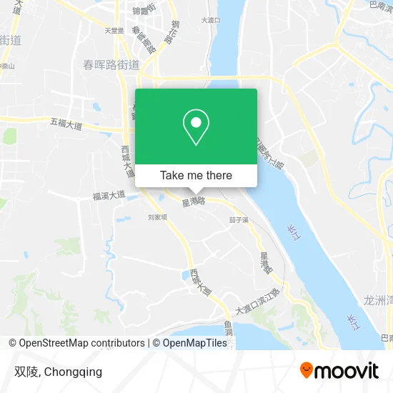双陵 map