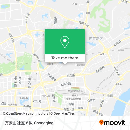 万紫山社区-8栋 map