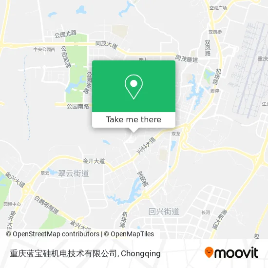 重庆蓝宝硅机电技术有限公司 map