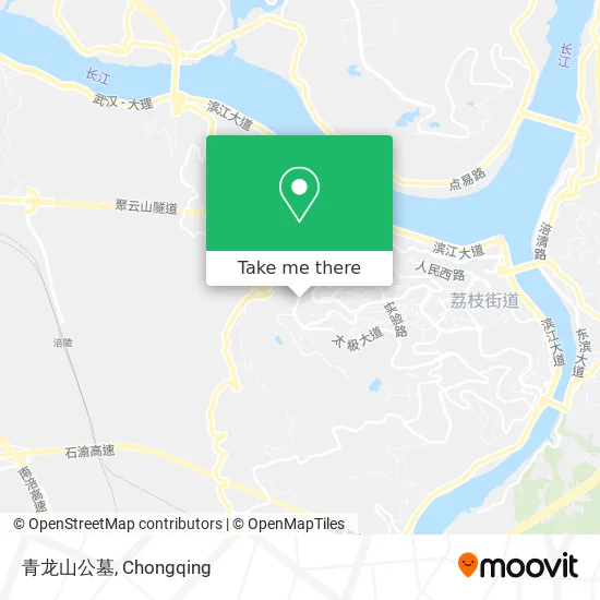 青龙山公墓 map
