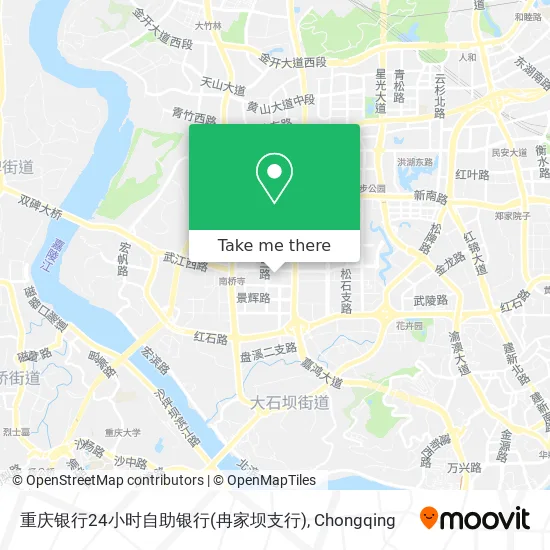 重庆银行24小时自助银行(冉家坝支行) map