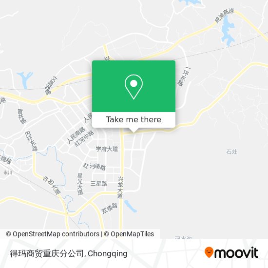 得玛商贸重庆分公司 map