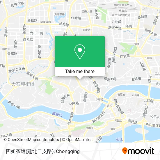 四姐茶馆(建北二支路) map