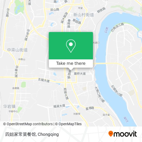 四姐家常菜餐馆 map